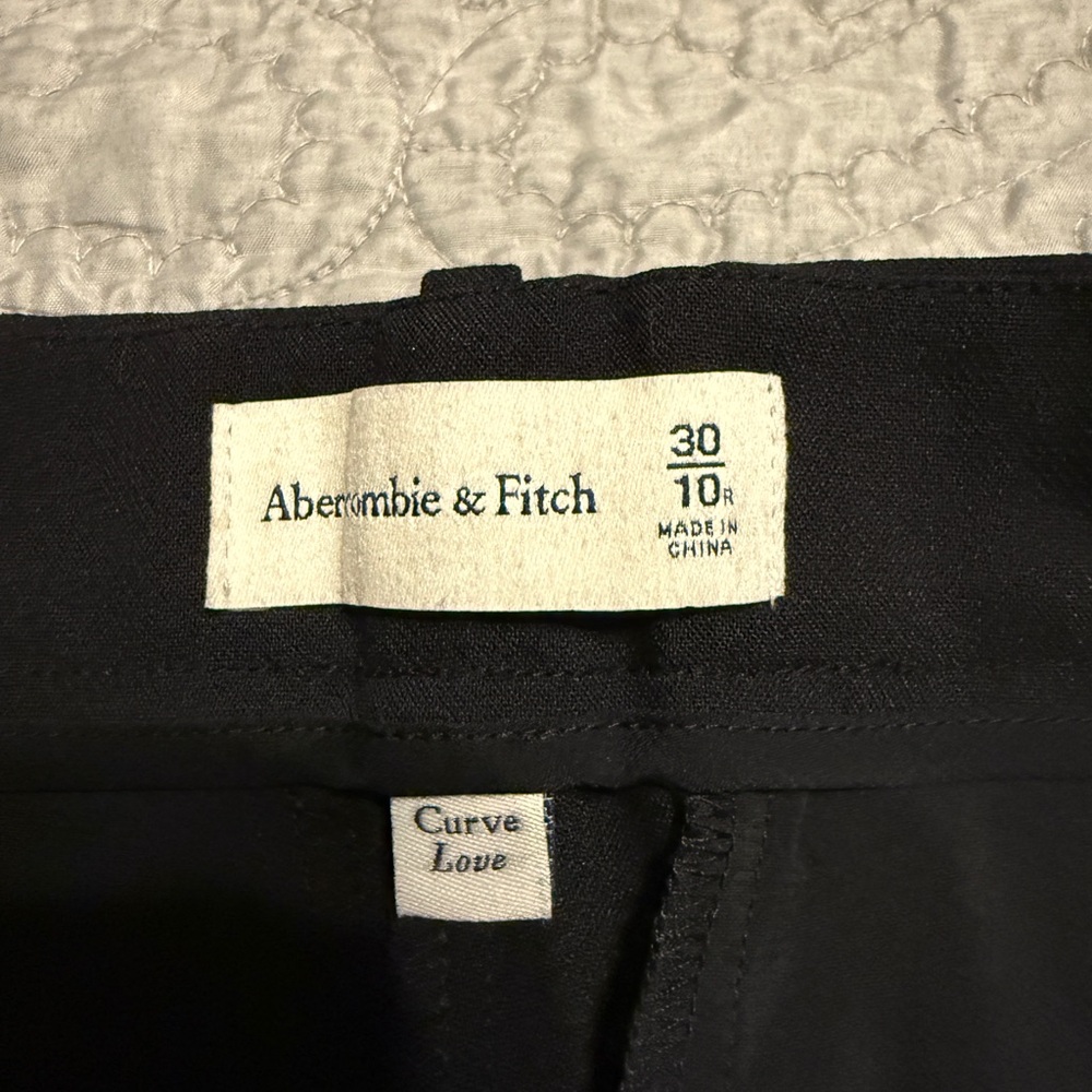 Abercrombie & Fitch Black Curve Love Trousers